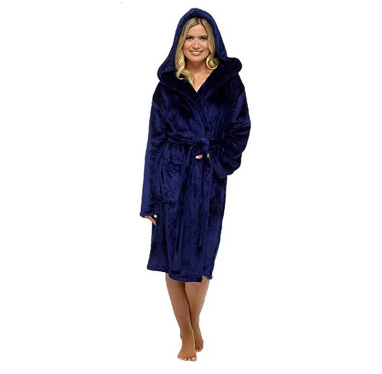 Autumn and Winter Flannel Bathrobe Cardigan Coral Fleece Hot Selling Hot Selling Women's Autumn and Winter Nightgown Waistband
Autumn and Winter Flannel Bathrobe Cardigan Coral Fleece Hot Selling Hot Selling Women's Autumn and Winter Nightgown Waistband