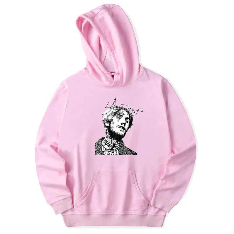 Новинка толстовки Lil Peep R.I.P LOVE для мужчин и женщин с карманами капюшоном Lil.
