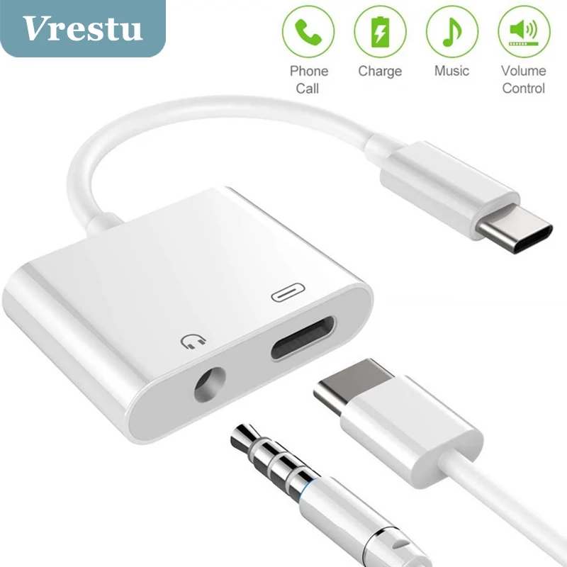 18W Fast Charging Type C to 3.5mm Jack Earphone Adapter Audio Splitter USB-C to Tipo Type C AUX Cable for Phone Type-c Convertor
18W Fast Charging Type C to 3.5mm Jack Earphone Adapter Audio Splitter USB-C to Tipo Type C AUX Cable for Phone Type-c Convertor