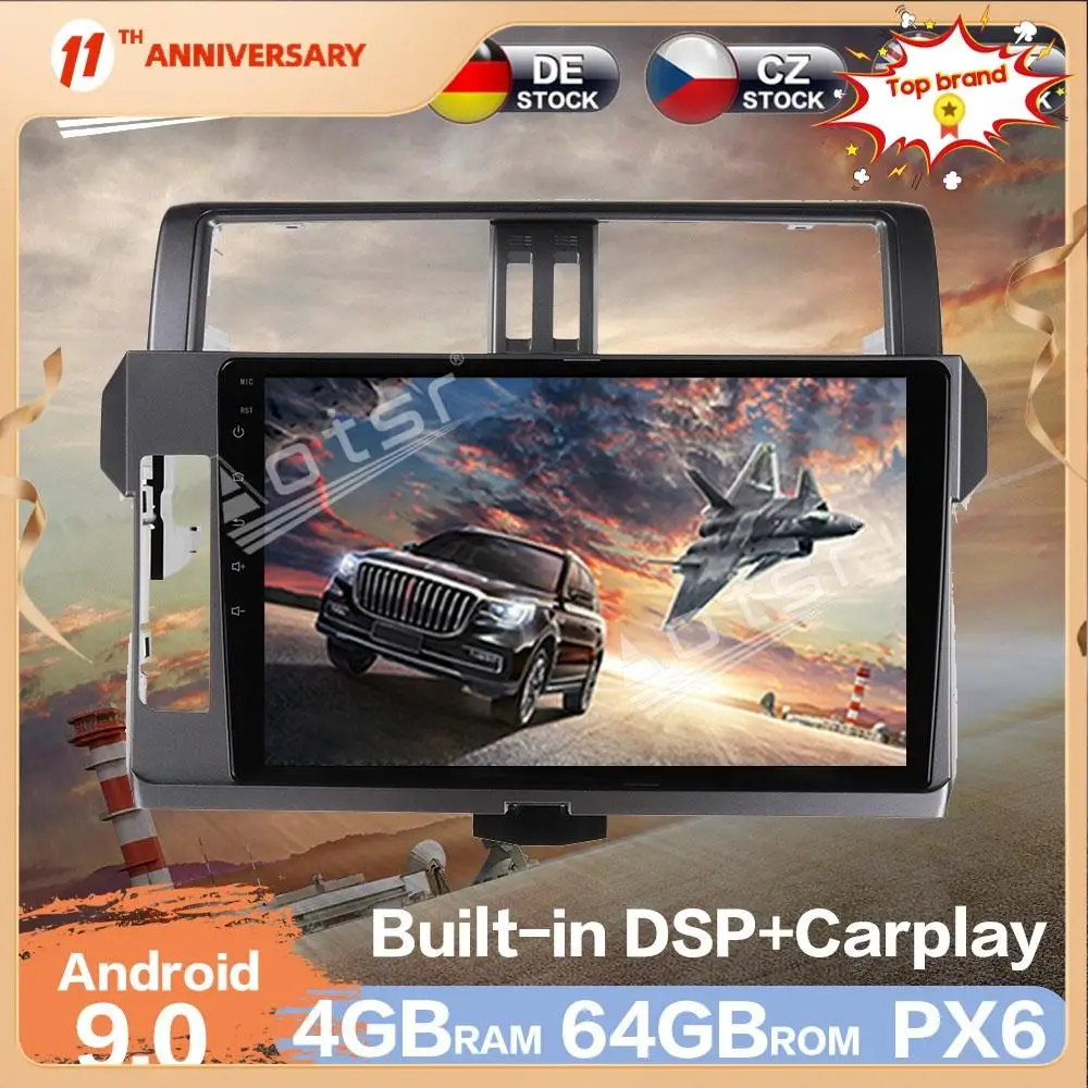 Автомобильный мультимедийный DVD-плеер Aotsr, Android 9,0, 4 Гб ПЗУ, радио, GPS-навигация, DSP для Toyota Prado 2010 - 2013
Автомобильный мультимедийный DVD-плеер Aotsr, Android 9,0, 4 Гб ПЗУ, радио, GPS-навигация, DSP для Toyota Prado 2010 - 2013