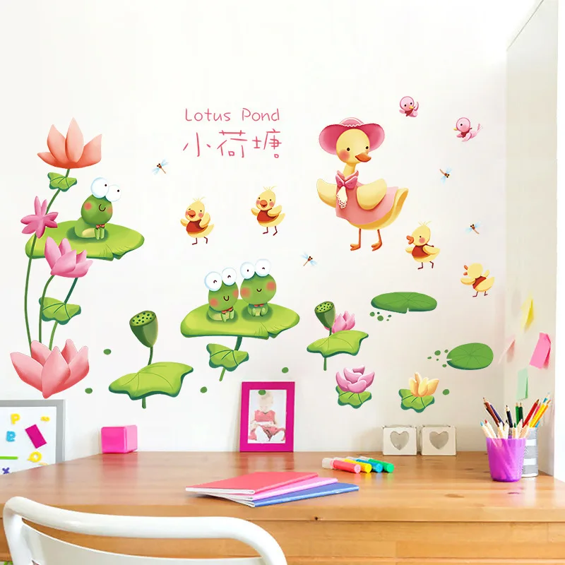 Lotus Pond Wall Sticker Bathroom Living Room Porch Decoration Aesthetic Art Mural for Home Decor Wall Decals Wallpaper
Lotus Pond Wall Sticker Bathroom Living Room Porch Decoration Aesthetic Art Mural for Home Decor Wall Decals Wallpaper