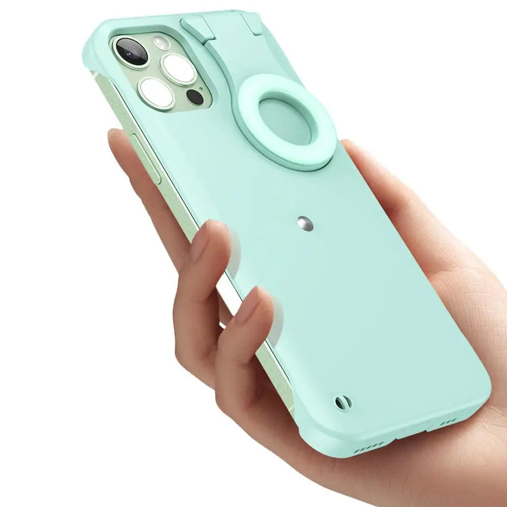 Ring Flashing LED Protective Cover Phone Case Light Up For IPhone 12 Pro Max Cover Makeup Selfie Ring Light Beauty Case
Ring Flashing LED Protective Cover Phone Case Light Up For IPhone 12 Pro Max Cover Makeup Selfie Ring Light Beauty Case