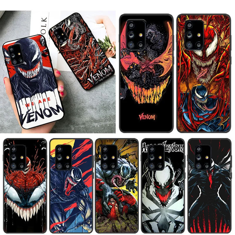 Marvel Evil Venom For Samsung A01 02 02S 11 12 21 21S 22 31 32 41 42 51 72 S20 Ultra Plus 4G 5G Black phone Case
Marvel Evil Venom For Samsung A01 02 02S 11 12 21 21S 22 31 32 41 42 51 72 S20 Ultra Plus 4G 5G Black phone Case