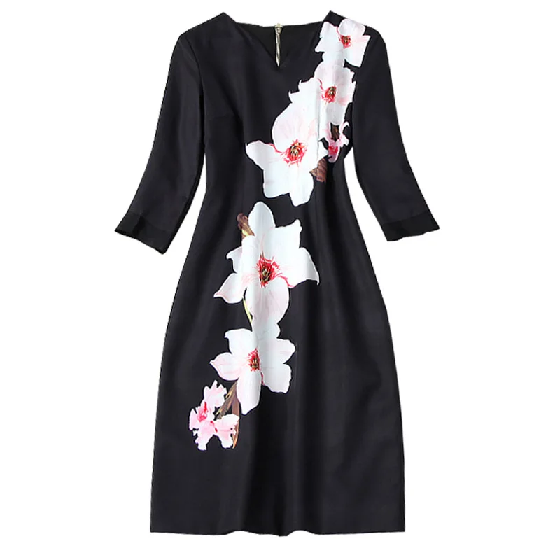 Seifrmann Summer Women Fashion Designer PartyA-Line Dress Sexy V-Neck Floral Print Ladies Bodycon Fit Elegant Midi Dresses 2021
Seifrmann Summer Women Fashion Designer PartyA-Line Dress Sexy V-Neck Floral Print Ladies Bodycon Fit Elegant Midi Dresses 2021