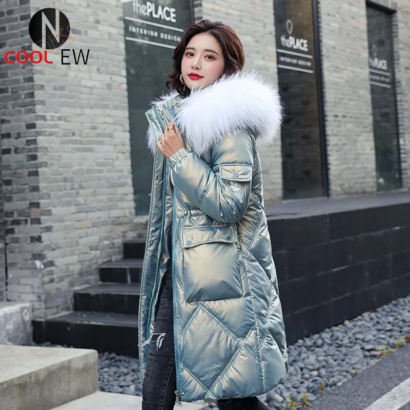 2021 winter long cotton-padded jacket women European and American style casual loose bright surface wash-free thick down jacket
2021 winter long cotton-padded jacket women European and American style casual loose bright surface wash-free thick down jacket