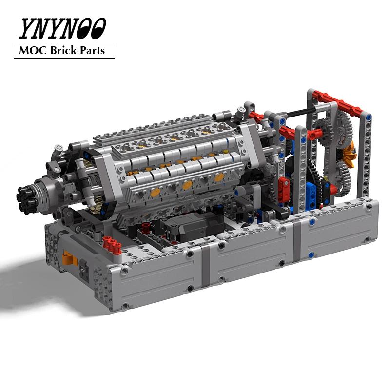 Новый цилиндр двигателя V42, конструктор MOC, сборные детали для двигателя с функцией мощности, подходит для высокотехнологичных автомобилей
Новый цилиндр двигателя V42, конструктор MOC, сборные детали для двигателя с функцией мощности, подходит для высокотехнологичных автомобилей