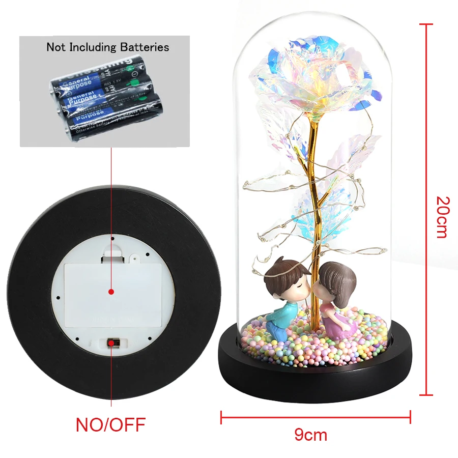 Galaxy Rose Twinkling Vase Glass Dome Valentine's Day Mother's Day Birthday Gift Wedding Decoration
Galaxy Rose Twinkling Vase Glass Dome Valentine's Day Mother's Day Birthday Gift Wedding Decoration