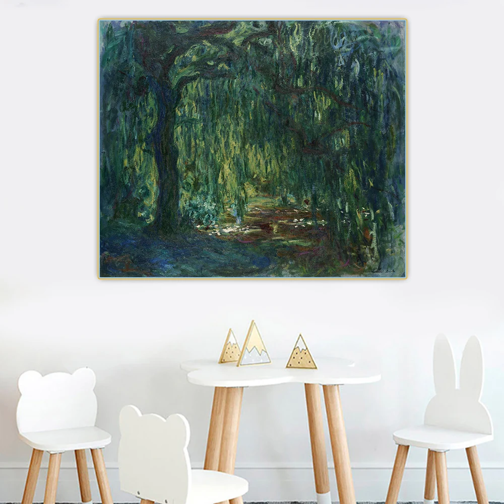 Citon Claude monet《Saule pleureur》Canvas Oil Painting Famous Artwork Poster Picture Wall Background Decor Home indoor Decoration
Citon Claude monet《Saule pleureur》Canvas Oil Painting Famous Artwork Poster Picture Wall Background Decor Home indoor Decoration