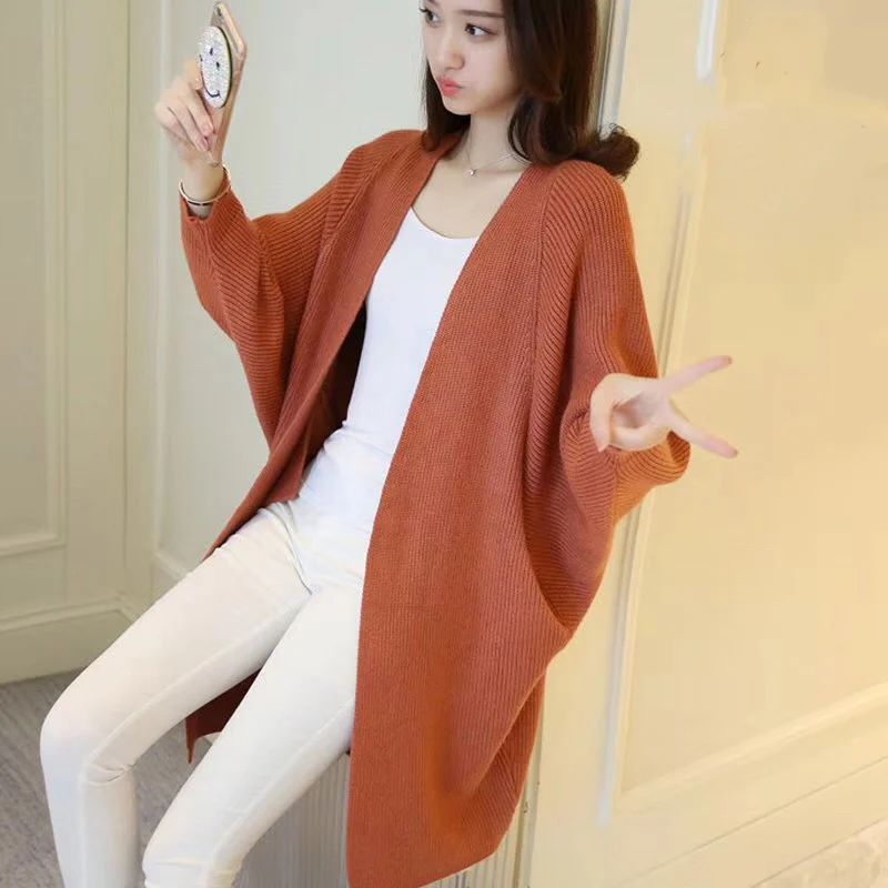Fashion Long Cardigan Women Loose Knit Sweaters Korean Casual Solid Pocket Coat Soft Fall Winter Ladies Sweater Clothes 2021
Fashion Long Cardigan Women Loose Knit Sweaters Korean Casual Solid Pocket Coat Soft Fall Winter Ladies Sweater Clothes 2021