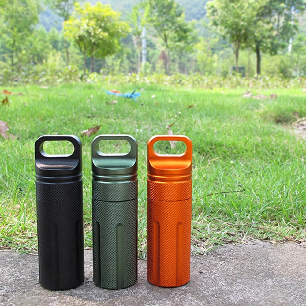 Portable Outdoor Mini WaterProof Metal Pill Box Medicine Bottle Holder Container Aluminum Cigarette Functional Storage Case
Portable Outdoor Mini WaterProof Metal Pill Box Medicine Bottle Holder Container Aluminum Cigarette Functional Storage Case