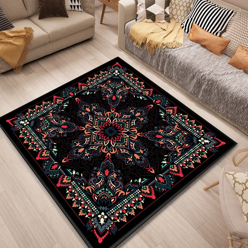 Classical Palace Ethnic Style Living Room Square Carpet Gold Diamond Velvet Floor Mat Sofa Tea Table Bedroom with Floor Mat Rug
Classical Palace Ethnic Style Living Room Square Carpet Gold Diamond Velvet Floor Mat Sofa Tea Table Bedroom with Floor Mat Rug