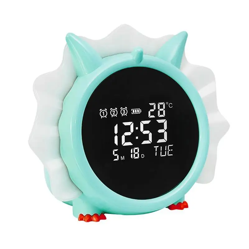 Children Alarm Clock with Led Light Timer Temperature Date Kid Sleep Cute Dinosaur Alarm Clock
Children Alarm Clock with Led Light Timer Temperature Date Kid Sleep Cute Dinosaur Alarm Clock