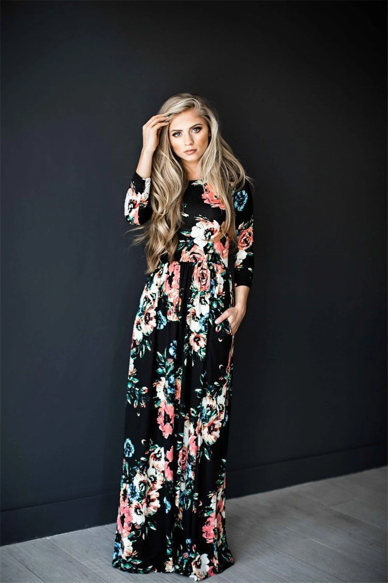 Summer new style plus size women's fashion printed dress ladies beach style casual long skirt
Summer new style plus size women's fashion printed dress ladies beach style casual long skirt