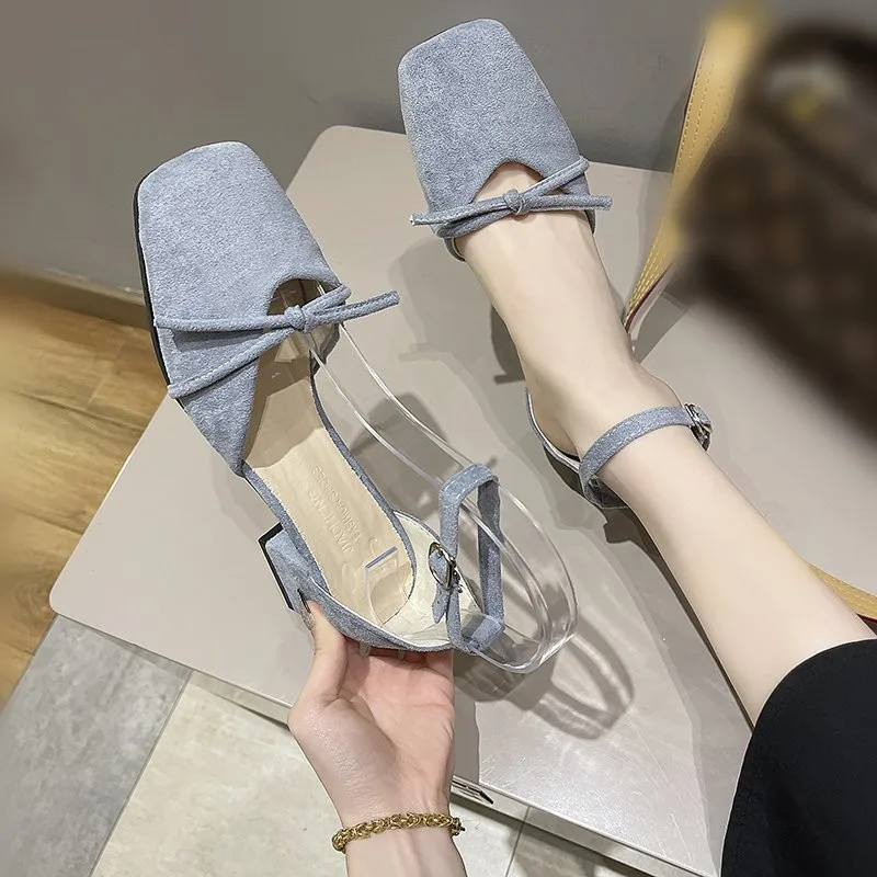 All-Match 2021 Sandals Female Shoe Clear Heels Square Toe Shallow Mouth Med New Girls Retro Fashion Velvet Block Medium Comfort 
All-Match 2021 Sandals Female Shoe Clear Heels Square Toe Shallow Mouth Med New Girls Retro Fashion Velvet Block Medium Comfort