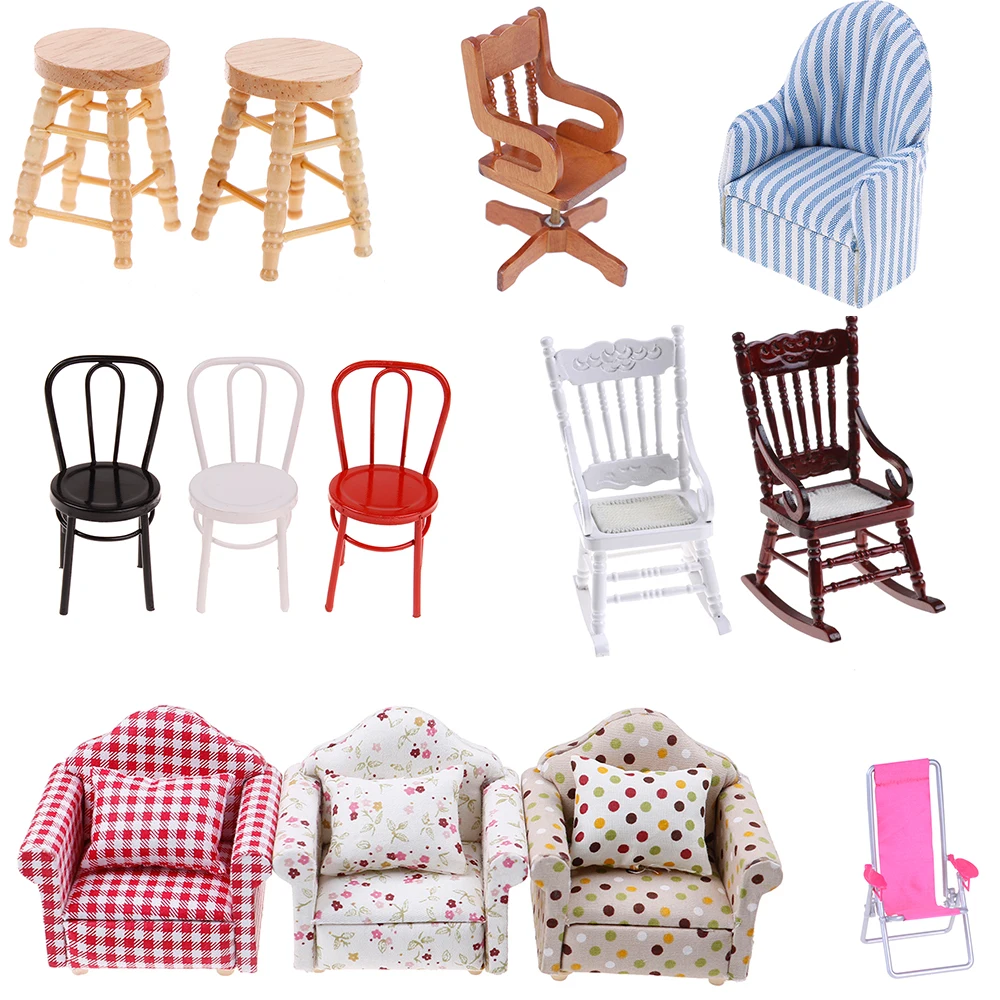 Simulation Mini Sofa Stool Chair Furniture Model Toys for Doll House Decoration Dollhouse Miniature Accessories
Simulation Mini Sofa Stool Chair Furniture Model Toys for Doll House Decoration Dollhouse Miniature Accessories