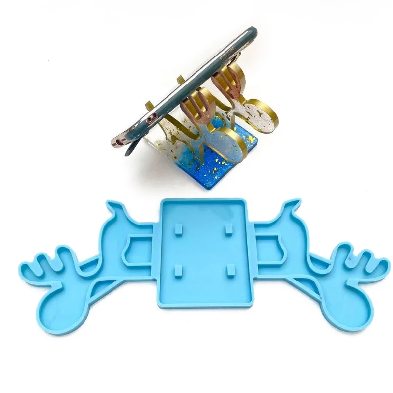 Christmas Elk Mobile Phone Holder Epoxy Resin Mold Cellphone Display Bracket Rack Silicone Mould Jewelry Support Casting Tools
Christmas Elk Mobile Phone Holder Epoxy Resin Mold Cellphone Display Bracket Rack Silicone Mould Jewelry Support Casting Tools