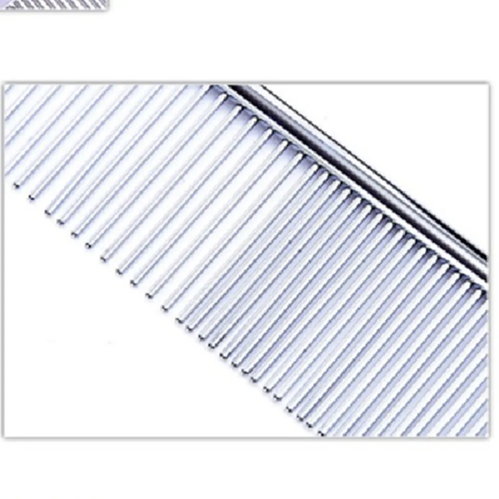 Pet Dematting Comb - Stainless Steel Pet Grooming Comb for Dogs and Cats Gently Removes Loose Undercoat, Mats, Tangles and Knots
Pet Dematting Comb - Stainless Steel Pet Grooming Comb for Dogs and Cats Gently Removes Loose Undercoat, Mats, Tangles and Knots