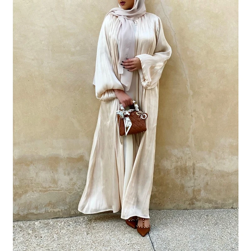 Muslim Fashioin Open Abaya Kimono Sleeveness Dress for Women Summer Shimmer Cardigan Ballon Sleeve Chiffon Hijab Dubai Clothes
Muslim Fashioin Open Abaya Kimono Sleeveness Dress for Women Summer Shimmer Cardigan Ballon Sleeve Chiffon Hijab Dubai Clothes