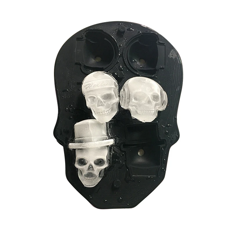 Silicone 3D Skull ShapeIce Cube Mold Whiskey Cocktail Stackable FlexibleIce Cube Tray With Skull Ice Tray Mold Kitchen Supplies
Silicone 3D Skull ShapeIce Cube Mold Whiskey Cocktail Stackable FlexibleIce Cube Tray With Skull Ice Tray Mold Kitchen Supplies
