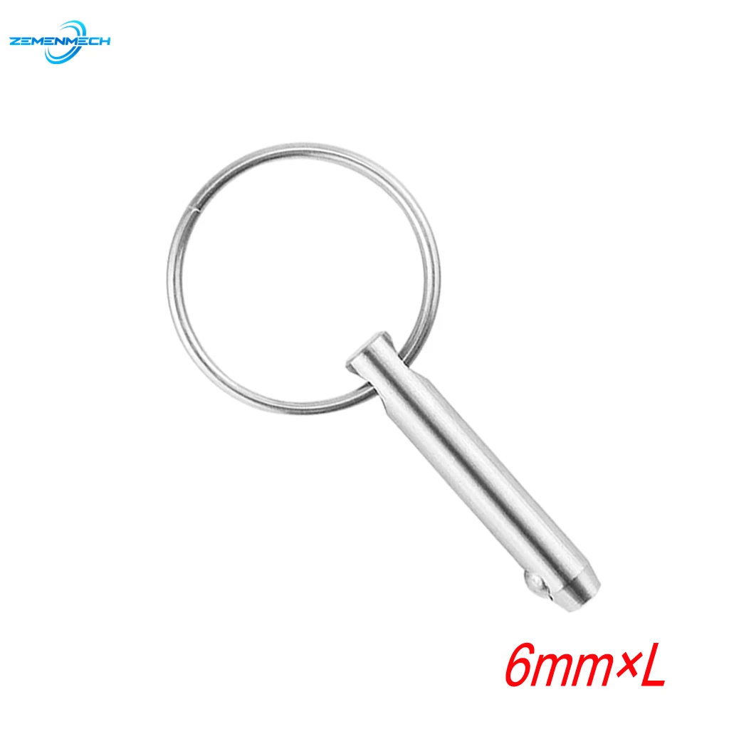 6mm 316 Stainless Steel Quick Release Ball Pin for Boat Bimini Top Deck Hinge Marine Hardware Boat Accessories Marine Grade Pin
6mm 316 Stainless Steel Quick Release Ball Pin for Boat Bimini Top Deck Hinge Marine Hardware Boat Accessories Marine Grade Pin