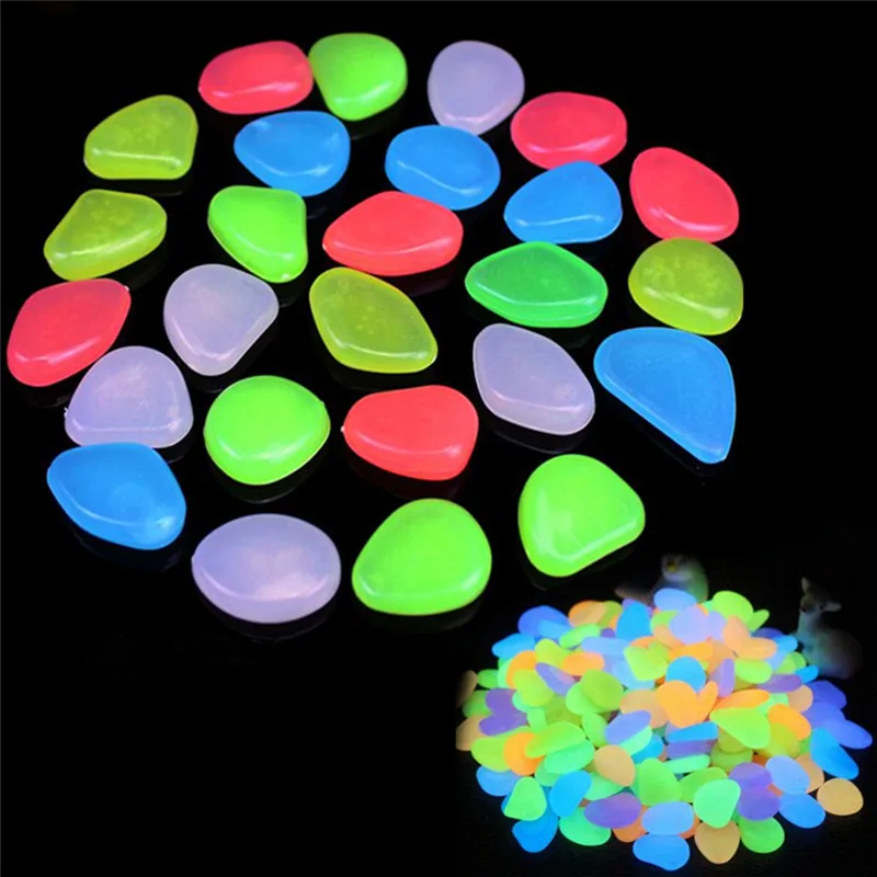 10pcs/lot Luminous Pebbles Rocks Garden Ornaments Stone Glow In The Dark GardenFor Walkways Fish Tank Decorations 
10pcs/lot Luminous Pebbles Rocks Garden Ornaments Stone Glow In The Dark GardenFor Walkways Fish Tank Decorations
