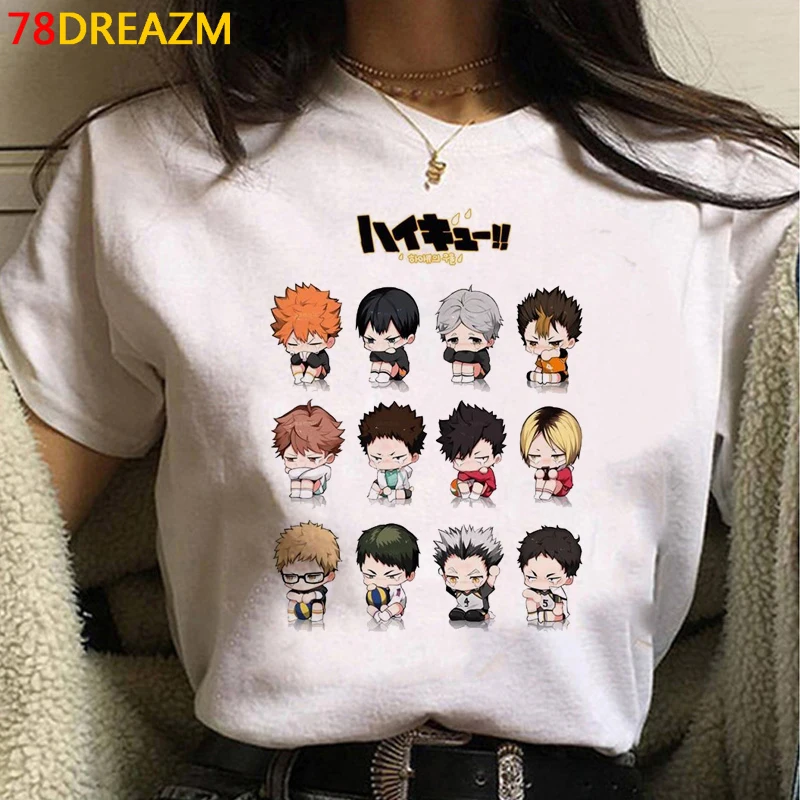 Haikyuu t shirt femme couple kawaii white t shirt clothes t-shirt ulzzang kawaii 
Haikyuu t shirt femme couple kawaii white t shirt clothes t-shirt ulzzang kawaii