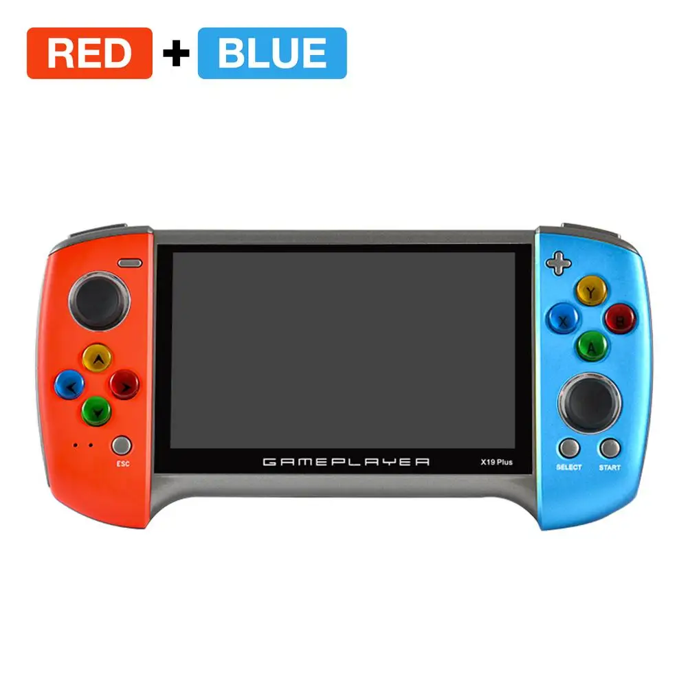 NEW X19 plus Handheld Game Console Built-in 10000 Classic Games PortableRetro Video Gaming Player 5.1 1024*600 HD Large Screen
NEW X19 plus Handheld Game Console Built-in 10000 Classic Games PortableRetro Video Gaming Player 5.1 1024*600 HD Large Screen