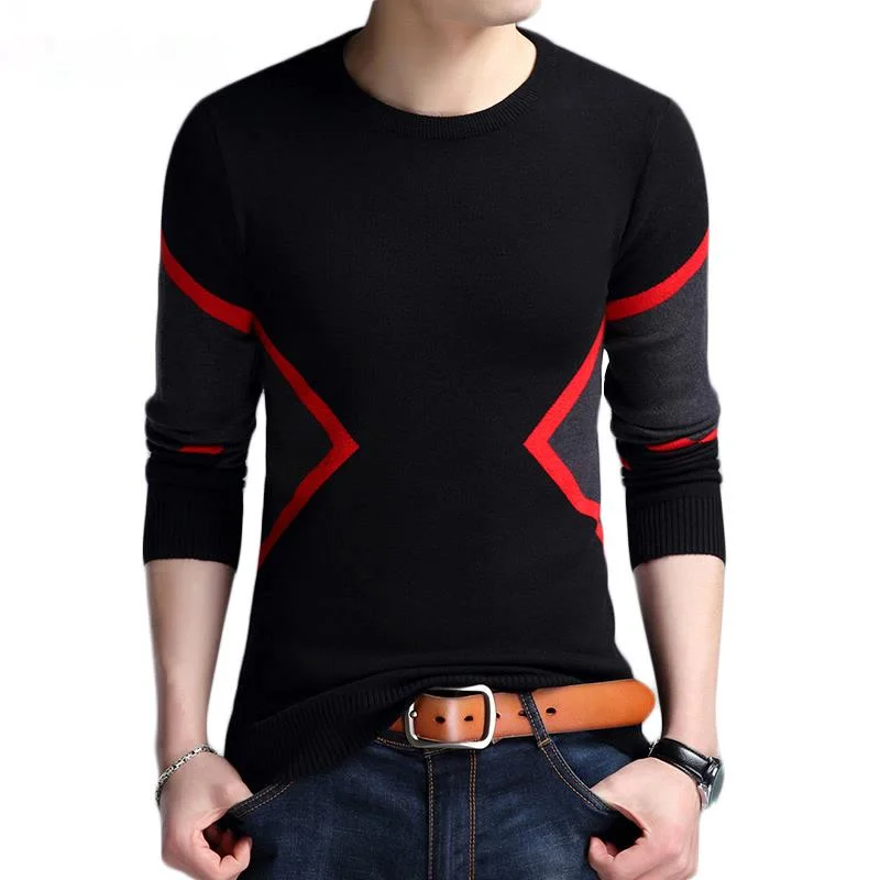 2021 New Autumn Winter Fashion Brand Clothing Men's Sweaters Breathable Slim Fit Men Pullover Contrast Color Knitted Sweater Men
2021 New Autumn Winter Fashion Brand Clothing Men's Sweaters Breathable Slim Fit Men Pullover Contrast Color Knitted Sweater Men
