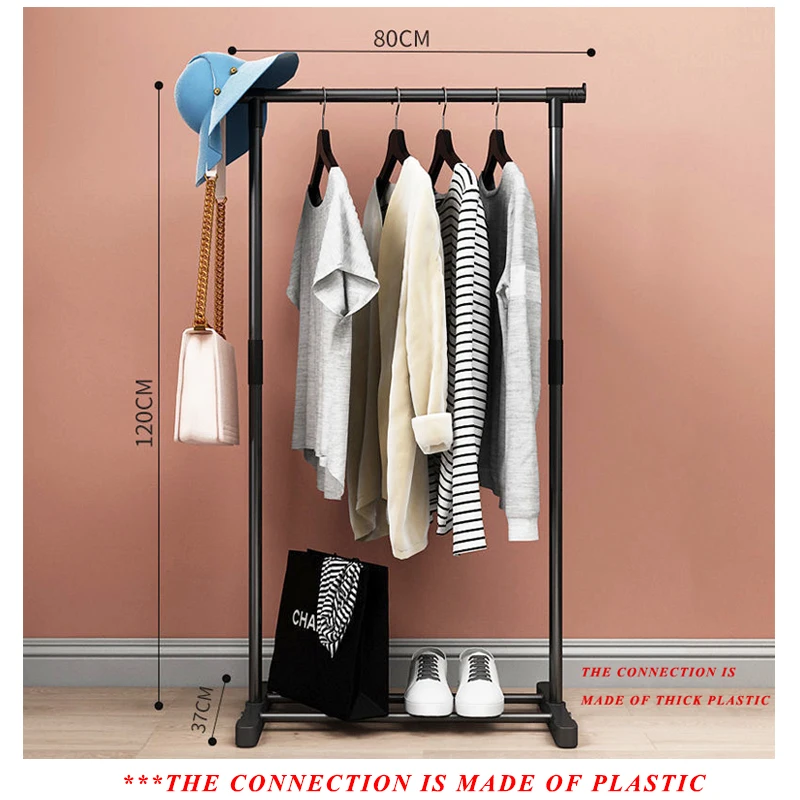 Single Double Rod Coat Rack Floor-standing Bedroom Clthing Rack Coat Stand Balcony Drying Rack Folding Metal Clothes Hanger
Single Double Rod Coat Rack Floor-standing Bedroom Clthing Rack Coat Stand Balcony Drying Rack Folding Metal Clothes Hanger