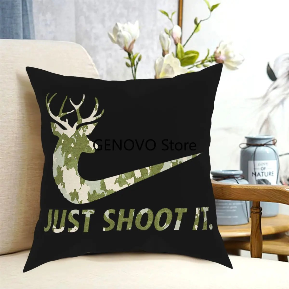 Just Shoot It Funny Hunting Deer Fashion Square Pillow Case Cushions for Sofa Customized Pillowcover Home Decor
Just Shoot It Funny Hunting Deer Fashion Square Pillow Case Cushions for Sofa Customized Pillowcover Home Decor
