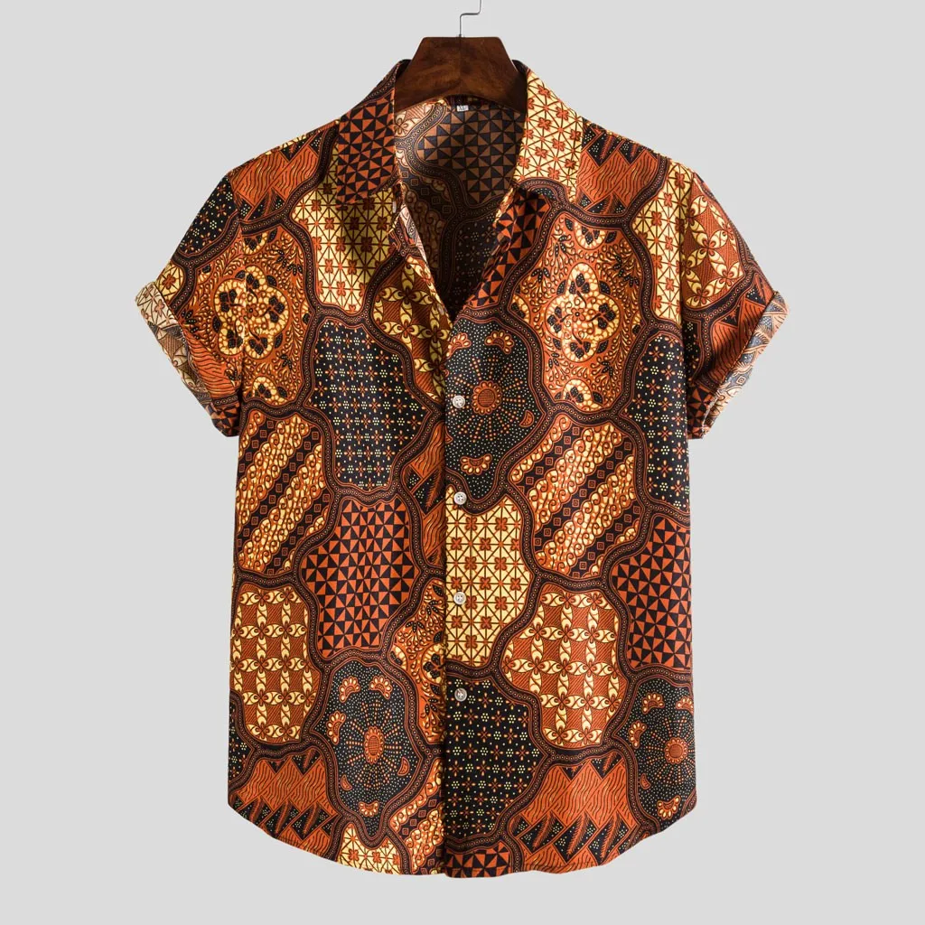 Men's Shirt Hawaiian Style Short-sleeved Tops Lapel Round Hem Shirt 2021 Men's Summer Shirts Casual Short-sleeved Beach Tops
Men's Shirt Hawaiian Style Short-sleeved Tops Lapel Round Hem Shirt 2021 Men's Summer Shirts Casual Short-sleeved Beach Tops