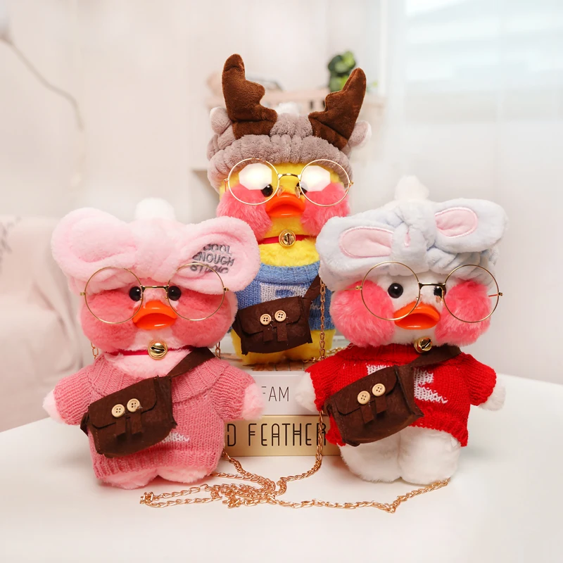Kawaii, рюкзак с уткой лалафанфан, мягкие игрушки в виде животных, милый мультяшный наряд, Интернет-знаменитости, плюшевая утка, кукла, игрушки, ...
Kawaii, рюкзак с уткой лалафанфан, мягкие игрушки в виде животных, милый мультяшный наряд, Интернет-знаменитости, плюшевая утка, кукла, игрушки, ...