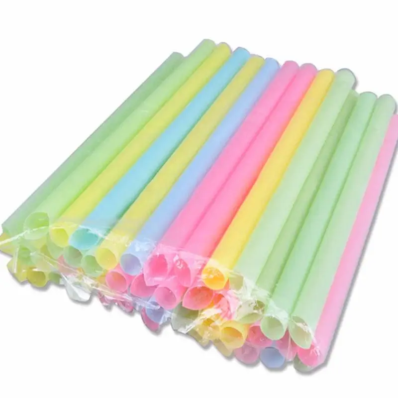 100Pcs/Set 10mm Colorful Large Drinking Straws For Bubble Smoothie Accessories Party Milkshake Smoothies Bar M2O8
100Pcs/Set 10mm Colorful Large Drinking Straws For Bubble Smoothie Accessories Party Milkshake Smoothies Bar M2O8
