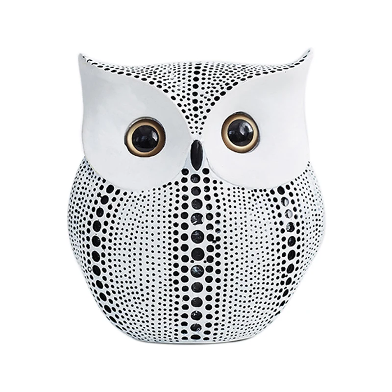 White Black Owl Animal Figurines Resin Statue Minimalist Crafts Home Decoration Miniature Living Room Ornaments Crafts
White Black Owl Animal Figurines Resin Statue Minimalist Crafts Home Decoration Miniature Living Room Ornaments Crafts