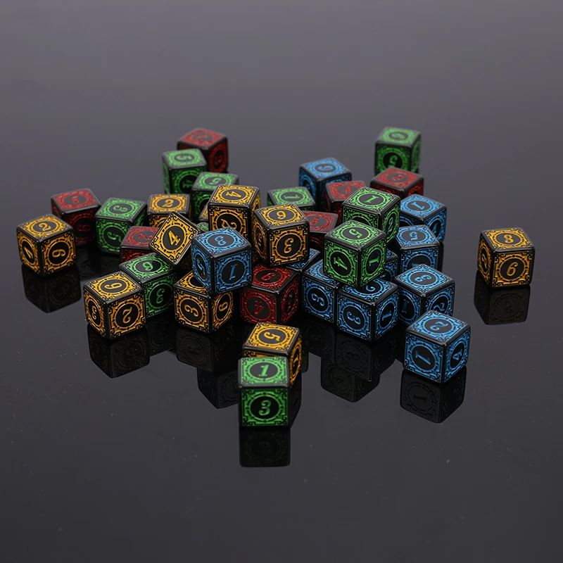 10pcs Acrylic Carved Pattern Dice 6-sides Accessories Polyhedron Colorful Dice Digital Game Dice for Bar Club Party
10pcs Acrylic Carved Pattern Dice 6-sides Accessories Polyhedron Colorful Dice Digital Game Dice for Bar Club Party