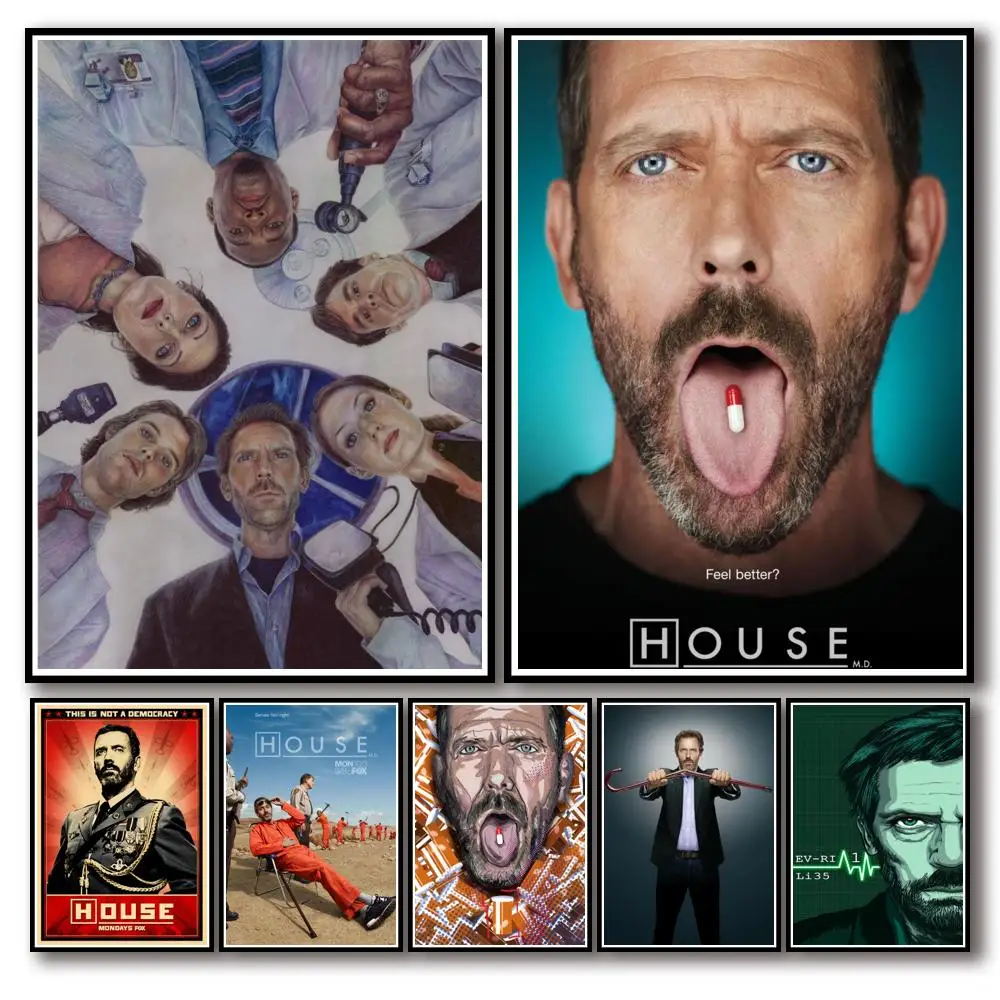 22 Designs Tv Show House M.D Whitepaper Poster Artwork Fancy Wall Sticker for Coffee House Bar
22 Designs Tv Show House M.D Whitepaper Poster Artwork Fancy Wall Sticker for Coffee House Bar