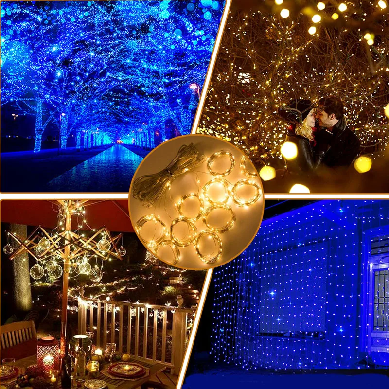 3M USB Power Remote Control LED Curtain Light Christmas Fairy Lights Garland For New Year Home Wedding Decoration
3M USB Power Remote Control LED Curtain Light Christmas Fairy Lights Garland For New Year Home Wedding Decoration