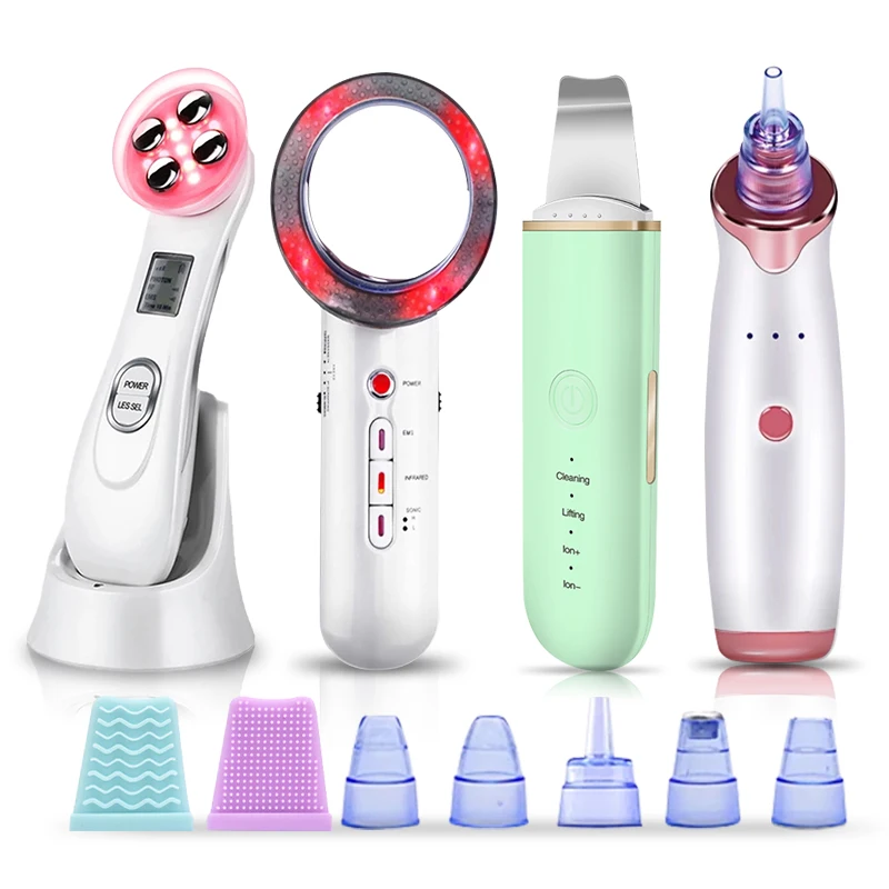 Ultrasonic Skin Scrubber Face Massager EMS Mesotherapy RF Radio Frequency Facial Beauty Blackhead Remover Ultrasoic Infrared
Ultrasonic Skin Scrubber Face Massager EMS Mesotherapy RF Radio Frequency Facial Beauty Blackhead Remover Ultrasoic Infrared