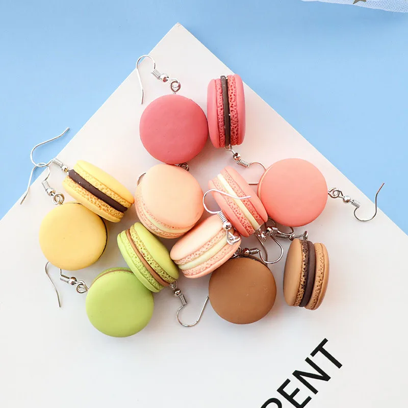 Earring For Women Resin Drop Custom Made Handmade Cute Girls Sweet Gift Cookies Macaron Food Donuts Personality Simulation Food
Earring For Women Resin Drop Custom Made Handmade Cute Girls Sweet Gift Cookies Macaron Food Donuts Personality Simulation Food