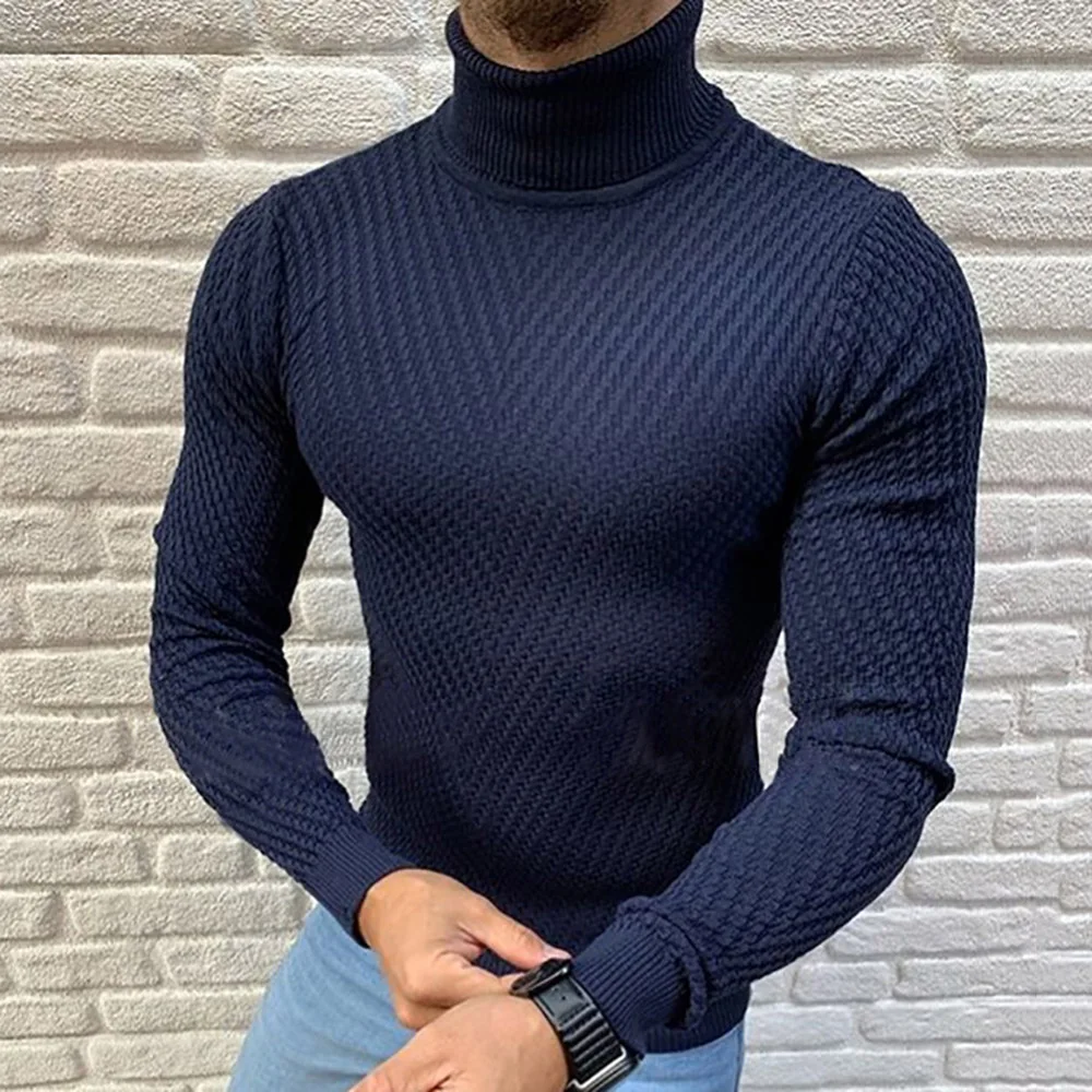2021 Fashion Plain Standard Turtleneck Casual Men's Sweater Knitted Sweaters Male Clothing Slim Pullover Top Single Man Clothing
2021 Fashion Plain Standard Turtleneck Casual Men's Sweater Knitted Sweaters Male Clothing Slim Pullover Top Single Man Clothing