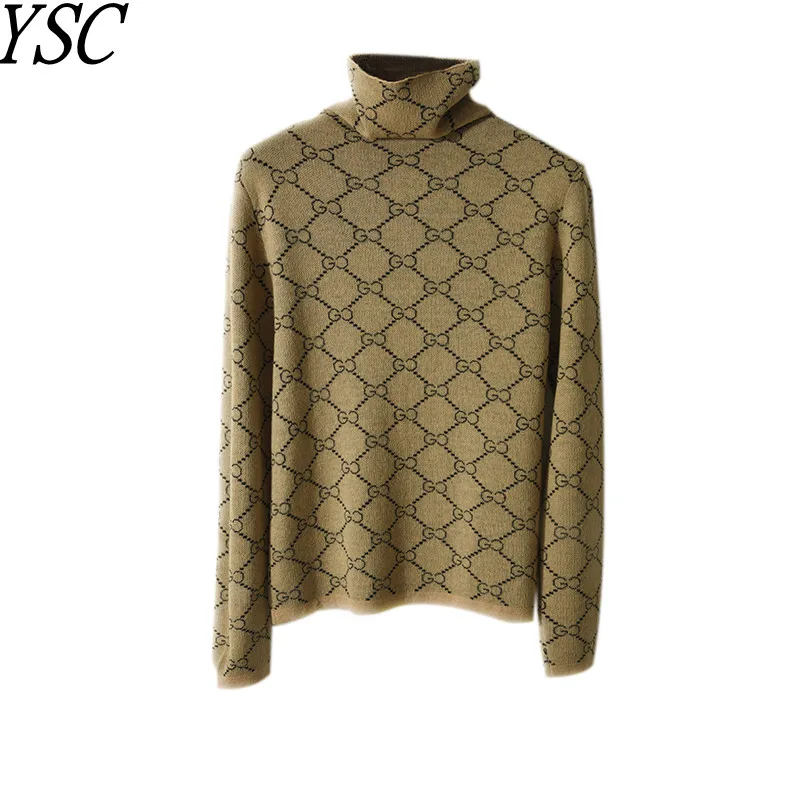 YSC Hot new style Women Knitted 100% wool Sweater Classic Ruffled collar classic Thickened stylehigh quality Keep warm pullover
YSC Hot new style Women Knitted 100% wool Sweater Classic Ruffled collar classic Thickened stylehigh quality Keep warm pullover