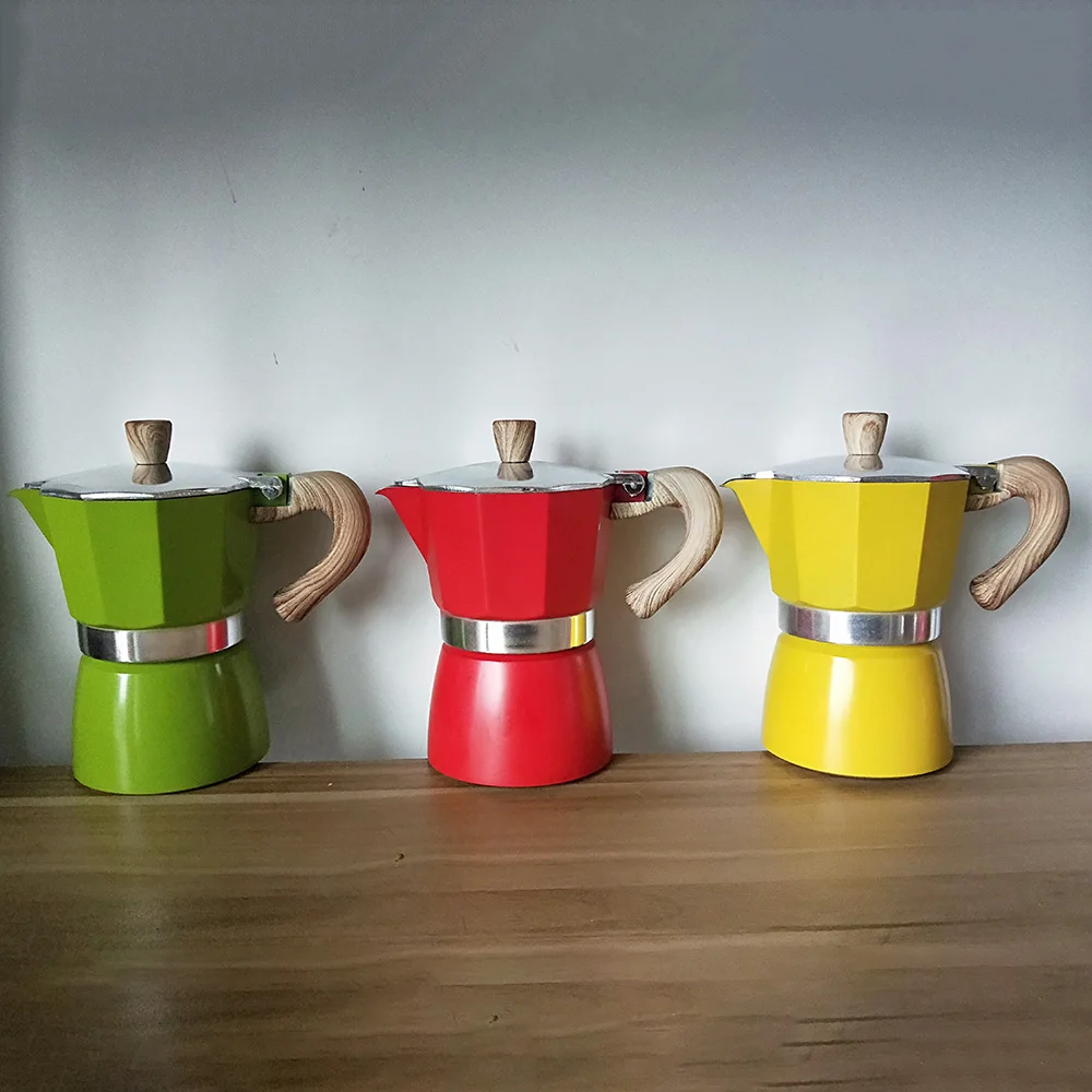 150/300ml Coffee Maker Aluminum Italian Mocha Pot Espresso Percolator Stove Top Pot 3cup 6cup Coffee Machine
150/300ml Coffee Maker Aluminum Italian Mocha Pot Espresso Percolator Stove Top Pot 3cup 6cup Coffee Machine