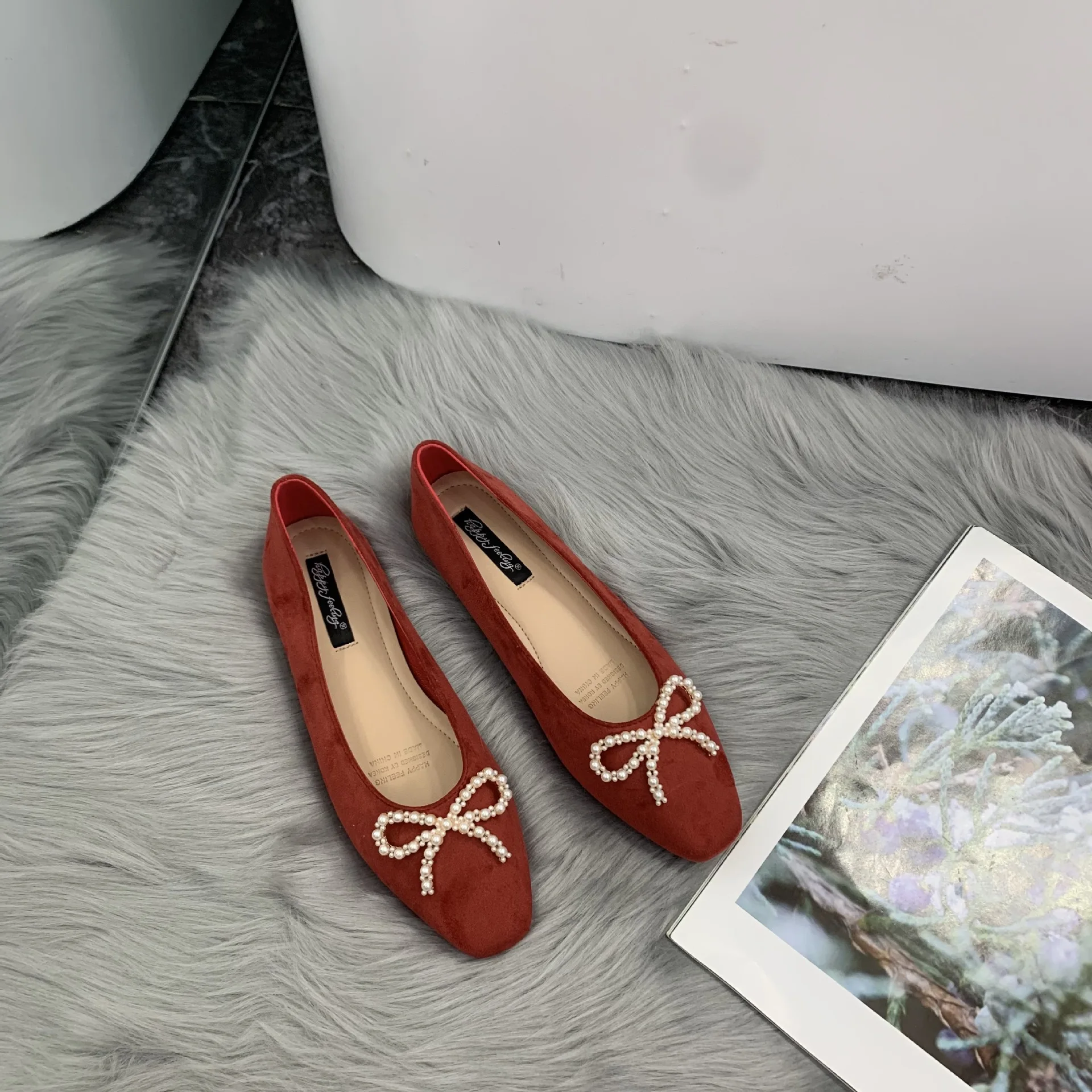 All-Match Shoes Woman Flats Round Toe Shallow Mouth Modis Pearl Decorateion Slip-on Bow-Knot Casual Female Sneakers Dress Square
All-Match Shoes Woman Flats Round Toe Shallow Mouth Modis Pearl Decorateion Slip-on Bow-Knot Casual Female Sneakers Dress Square