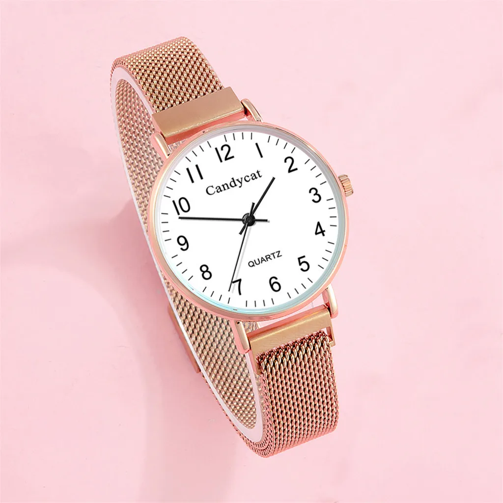Women Bracelet Watches Stainless Steel Magnet Buckle Mesh Belt Watches Quartz Analog Round Wrist Watch Gift Ladies Watch Clock
Women Bracelet Watches Stainless Steel Magnet Buckle Mesh Belt Watches Quartz Analog Round Wrist Watch Gift Ladies Watch Clock