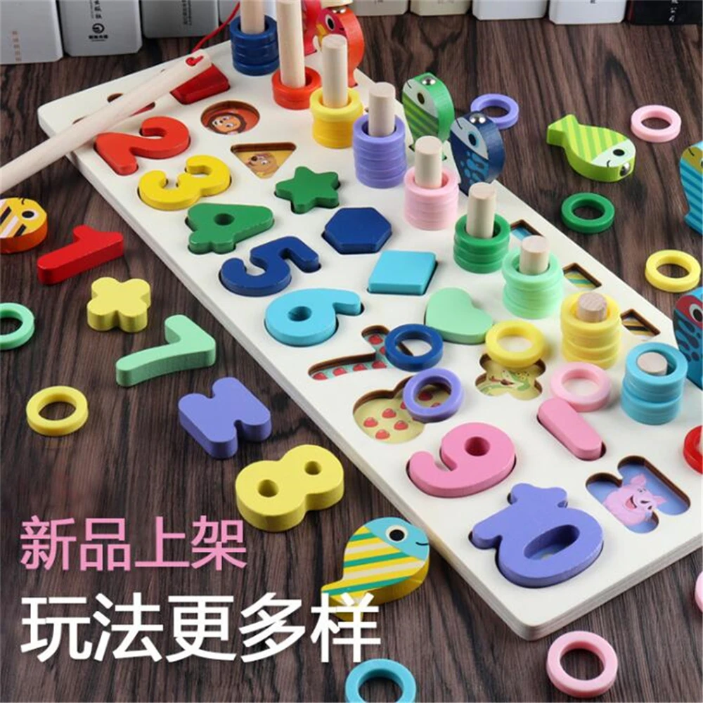 Montessori Educational Wooden Toys Children Busy Board Math Fishing Children's Wooden Preschool Montessori Toy Counting Geometry
Montessori Educational Wooden Toys Children Busy Board Math Fishing Children's Wooden Preschool Montessori Toy Counting Geometry