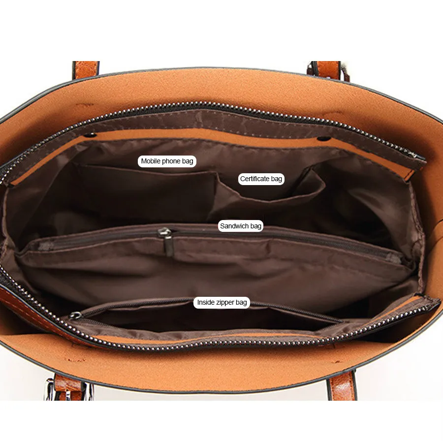 New Fashion Women's Bag Shoulder Messenger Bag Oil Wax Leather Ladies Handbag Tote Bag Crossbody Bags for Women
New Fashion Women's Bag Shoulder Messenger Bag Oil Wax Leather Ladies Handbag Tote Bag Crossbody Bags for Women