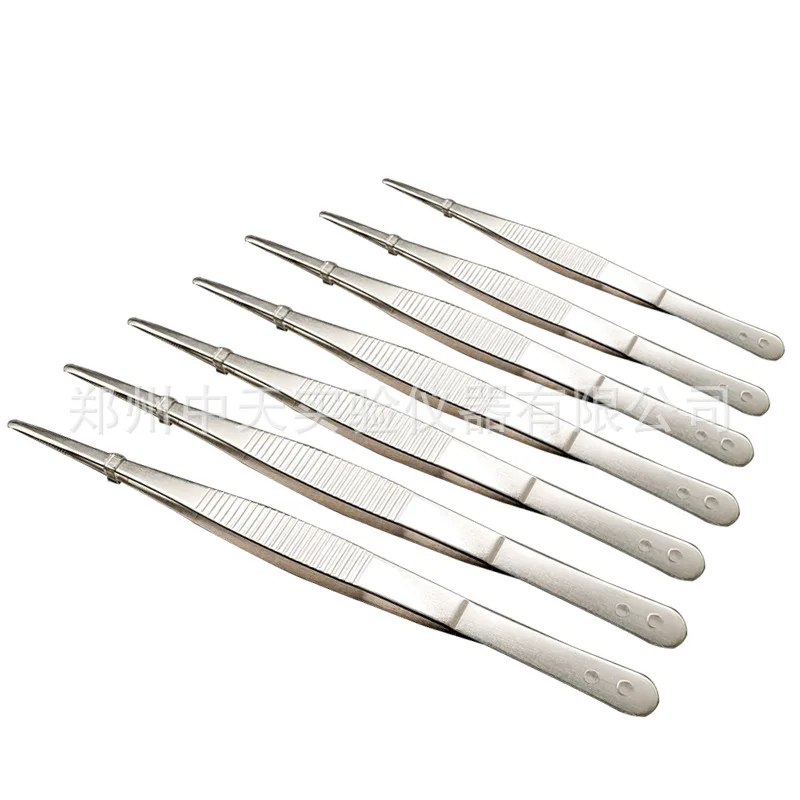 Tweezers flat nosed tweezers dressing tweezers stainless steel flat nosed tweezers 25cm metal tweezers experimental tweezers
Tweezers flat nosed tweezers dressing tweezers stainless steel flat nosed tweezers 25cm metal tweezers experimental tweezers
