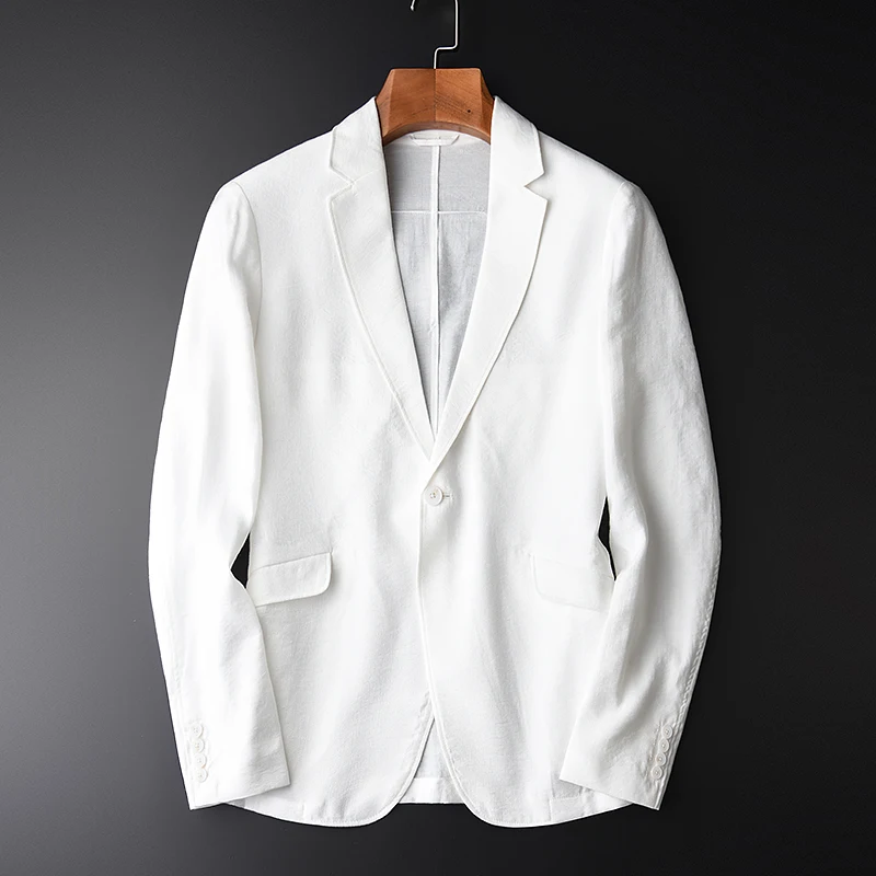 New White Blazer Male Luxury Silky Thin Comfort Mens Blazer Jacket Hight Quality Single Breasted Slim Fit Mens Blazers Casual
New White Blazer Male Luxury Silky Thin Comfort Mens Blazer Jacket Hight Quality Single Breasted Slim Fit Mens Blazers Casual