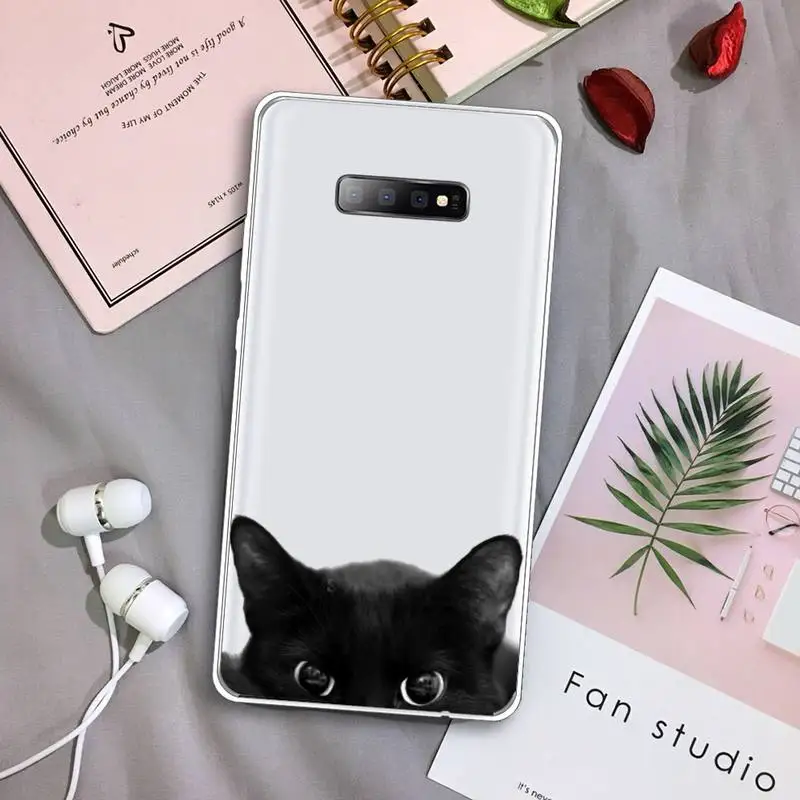 Cat cute animal fashion design pattern Phone Case Transparent For Samsung Galaxy S A 5 7 8 9 2015 20 edge plus 10 e lite 2019
Cat cute animal fashion design pattern Phone Case Transparent For Samsung Galaxy S A 5 7 8 9 2015 20 edge plus 10 e lite 2019