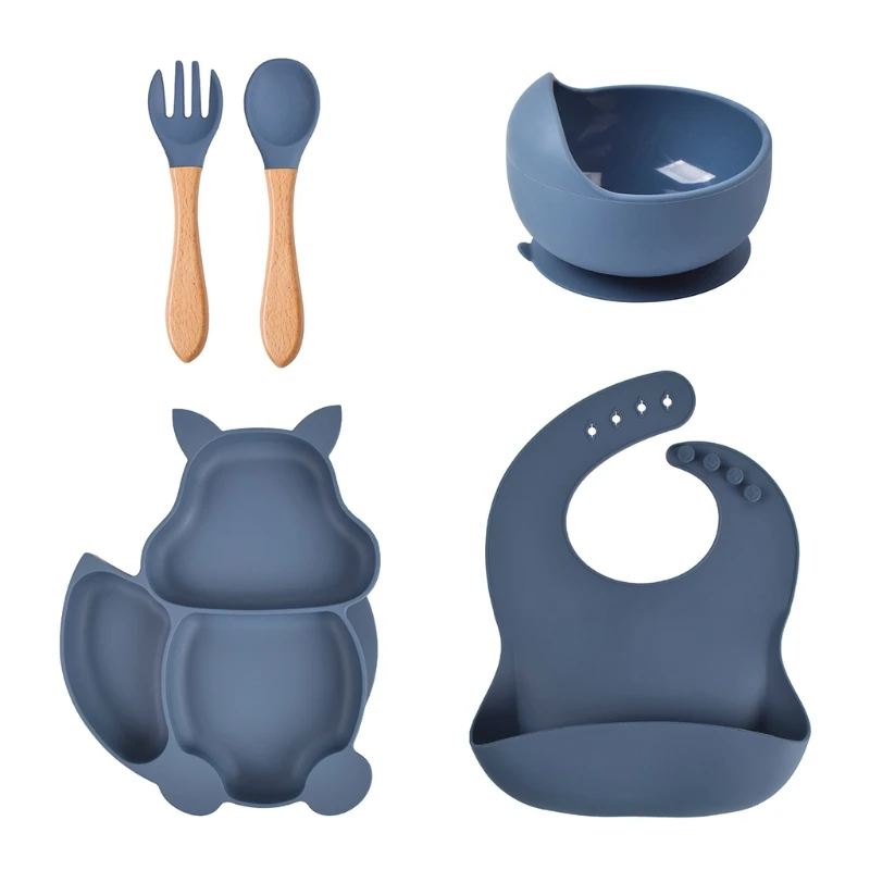 Toddlers Safety Silicon Plate First Stage Lead-free Toddler Feeding Supplie Cute Shape Toddler Feeding Set 5PCS
Toddlers Safety Silicon Plate First Stage Lead-free Toddler Feeding Supplie Cute Shape Toddler Feeding Set 5PCS